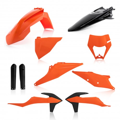 KIT PLÁSTICOS COMPLETO ACERBIS KTM EXC / EXC-F 2020 / 2021 - COR ORIGINAL 